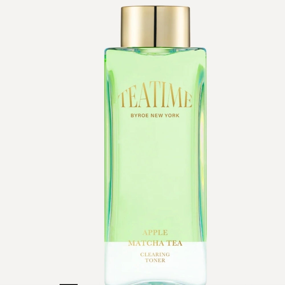 NIB BYROE Teatime Apple Matcha Tea Clearing Toner With Silica To Mattify